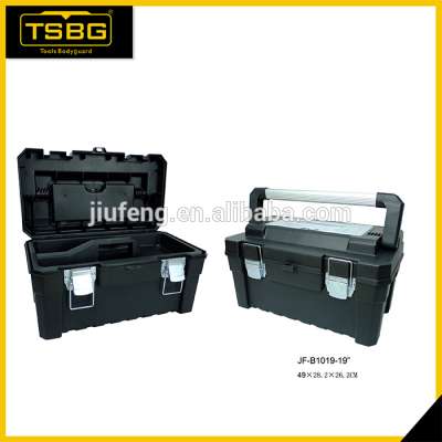 Wholesale products plastic boxes with wheels , aluminum handle tool box